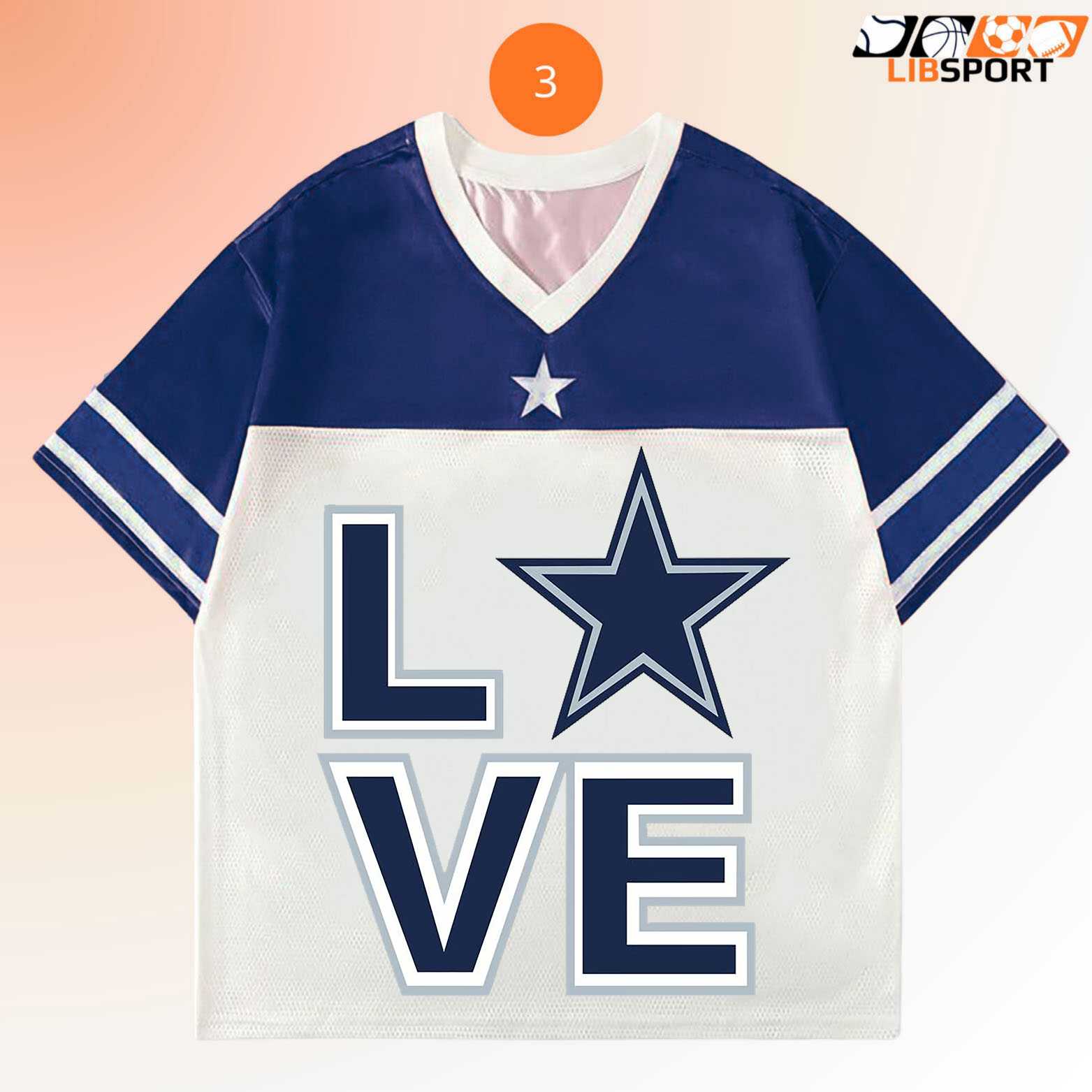 Love Dallas Cowboys Jersey, Nfl Fanwear Shirt, Game Day Street Tee